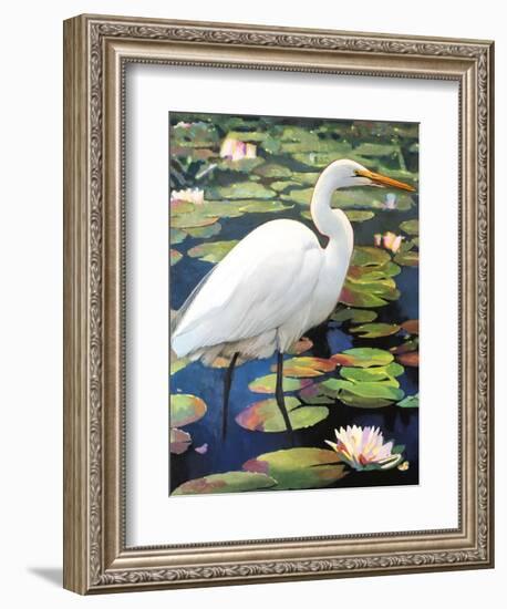 Great Egret-Max Hayslette-Framed Giclee Print