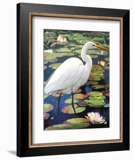 Great Egret-Max Hayslette-Framed Giclee Print