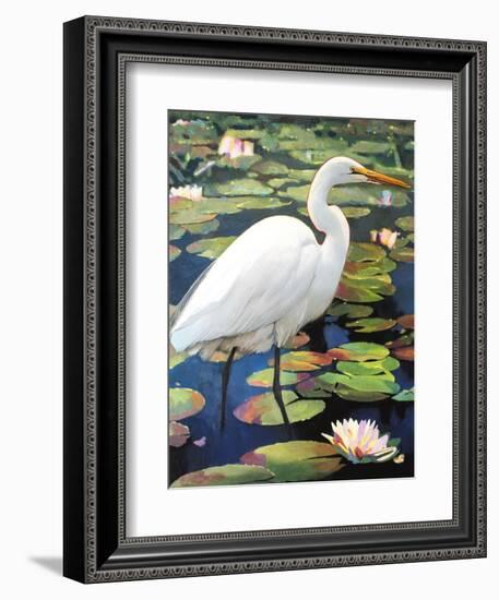 Great Egret-Max Hayslette-Framed Giclee Print