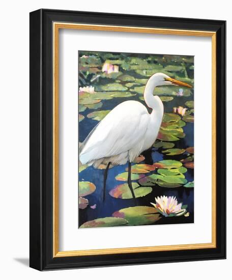 Great Egret-Max Hayslette-Framed Giclee Print