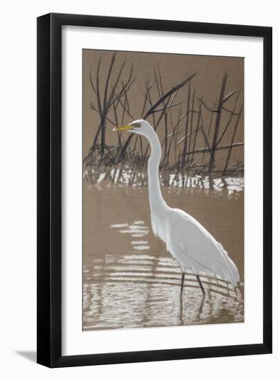 Great Egret-Rusty Frentner-Framed Giclee Print
