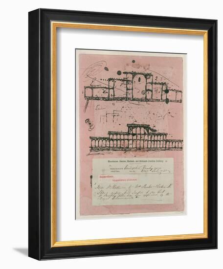 Great Exhibition, 1851: First Sketch for the Building, 1850-Sir Joseph Paxton-Framed Giclee Print