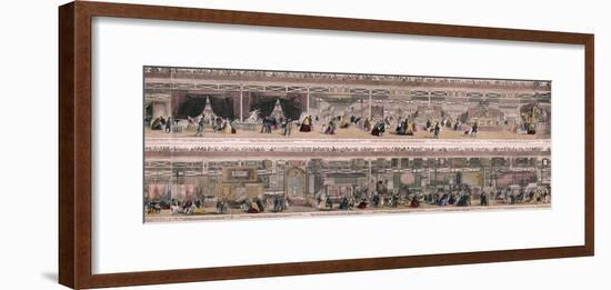 Great Exhibition, Crystal Palace, Hyde Park, London, 1851-null-Framed Giclee Print