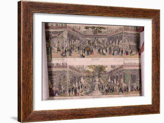 Great Exhibition, Crystal Palace, Hyde Park, London, 1851-Anon-Framed Giclee Print