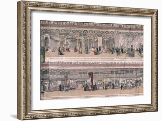 Great Exhibition, Crystal Palace, Hyde Park, London, 1851-Anon-Framed Giclee Print