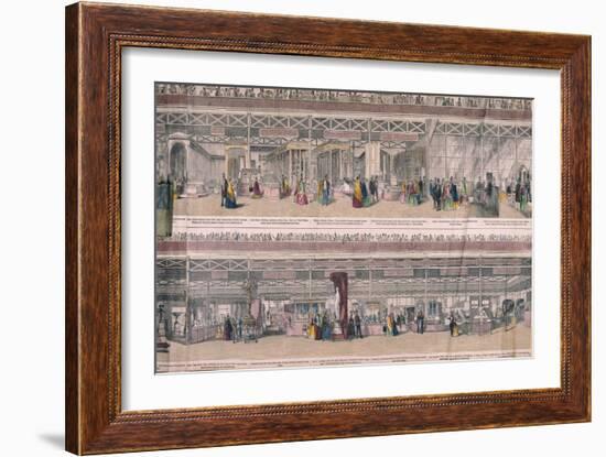 Great Exhibition, Crystal Palace, Hyde Park, London, 1851-Anon-Framed Giclee Print