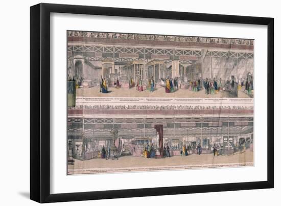 Great Exhibition, Crystal Palace, Hyde Park, London, 1851-Anon-Framed Giclee Print