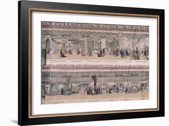 Great Exhibition, Crystal Palace, Hyde Park, London, 1851-Anon-Framed Giclee Print