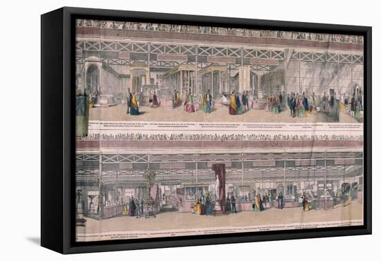 Great Exhibition, Crystal Palace, Hyde Park, London, 1851-Anon-Framed Premier Image Canvas