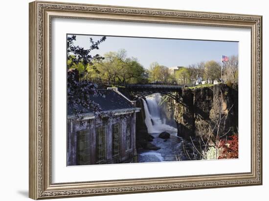 Great Falls of Passaic River, Paterson, NJ-George Oze-Framed Photographic Print