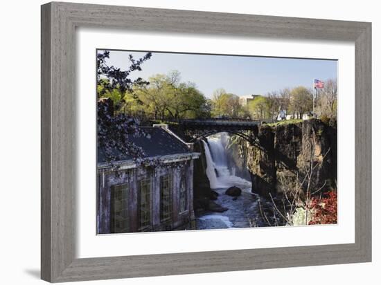 Great Falls of Passaic River, Paterson, NJ-George Oze-Framed Photographic Print