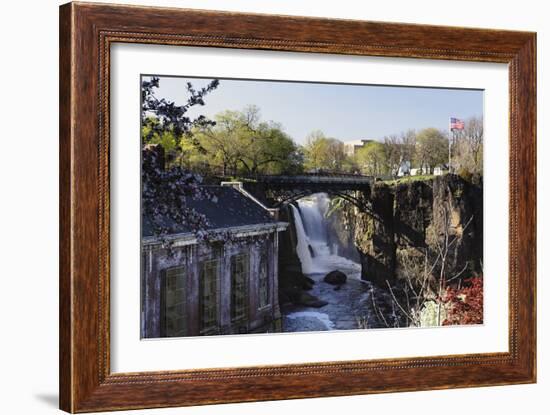 Great Falls of Passaic River, Paterson, NJ-George Oze-Framed Photographic Print