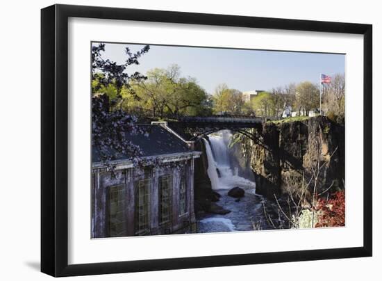 Great Falls of Passaic River, Paterson, NJ-George Oze-Framed Photographic Print