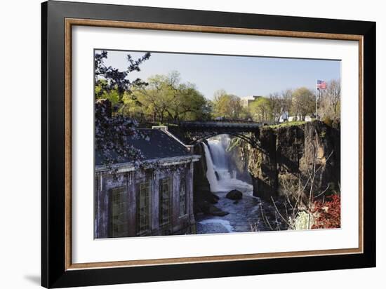 Great Falls of Passaic River, Paterson, NJ-George Oze-Framed Photographic Print