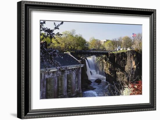 Great Falls of Passaic River, Paterson, NJ-George Oze-Framed Photographic Print