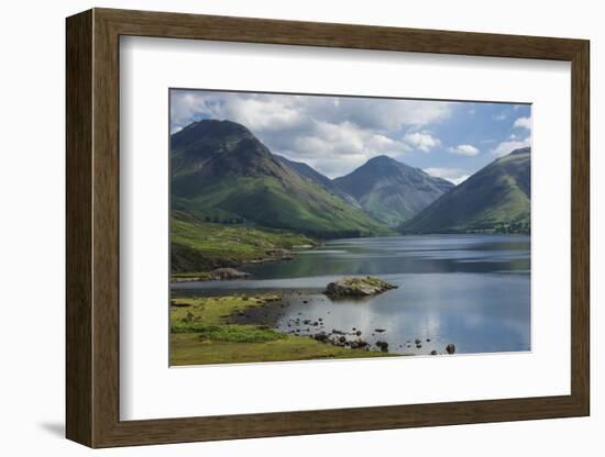 Great Gable, and Yewbarrow, Lake Wastwater, Wasdale, Lake District National Park-James Emmerson-Framed Photographic Print