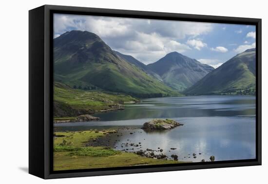 Great Gable, and Yewbarrow, Lake Wastwater, Wasdale, Lake District National Park-James Emmerson-Framed Premier Image Canvas