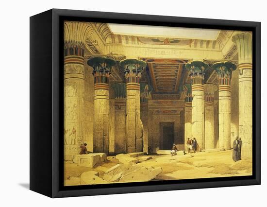 Great Gate of Temple of Isis, Island of Philae in Upper Egypt, Lithograph, 1838-9-David Roberts-Framed Premier Image Canvas