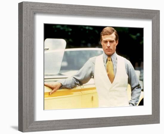 Great Gatsby, Robert Redford, 1974-null-Framed Photo