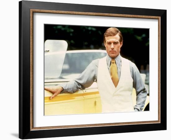 Great Gatsby, Robert Redford, 1974-null-Framed Photo