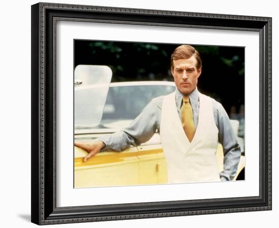 Great Gatsby, Robert Redford, 1974-null-Framed Photo