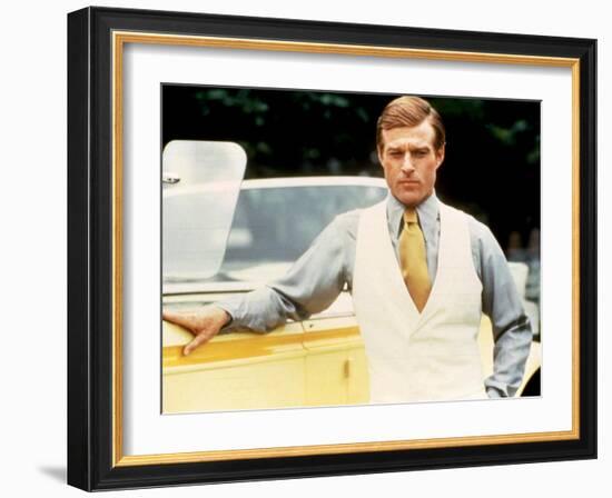 Great Gatsby, Robert Redford, 1974-null-Framed Photo