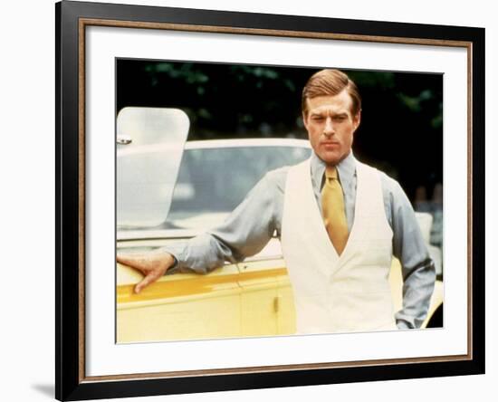 Great Gatsby, Robert Redford, 1974-null-Framed Photo