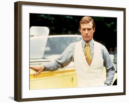 Great Gatsby, Robert Redford, 1974-null-Framed Photo