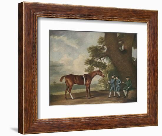 Great-Grandson of "Darley Arabian" Raced 1769-1770 in 18 Races All of Which He Won-George Stubbs-Framed Photographic Print