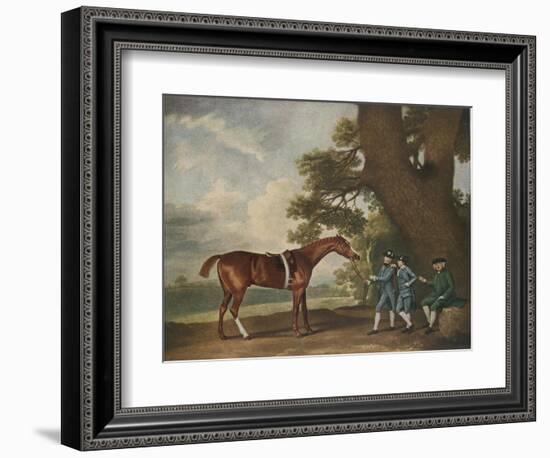 Great-Grandson of "Darley Arabian" Raced 1769-1770 in 18 Races All of Which He Won-George Stubbs-Framed Photographic Print