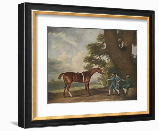 Great-Grandson of "Darley Arabian" Raced 1769-1770 in 18 Races All of Which He Won-George Stubbs-Framed Photographic Print