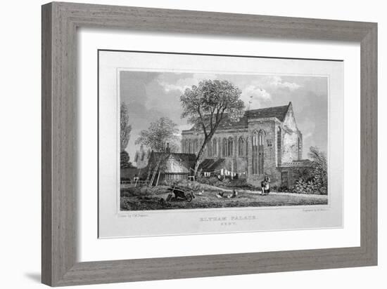 Great Hall of Eltham Palace, Kent, C1830-W Watkins-Framed Giclee Print