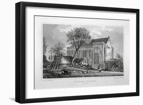 Great Hall of Eltham Palace, Kent, C1830-W Watkins-Framed Giclee Print