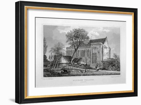 Great Hall of Eltham Palace, Kent, C1830-W Watkins-Framed Giclee Print