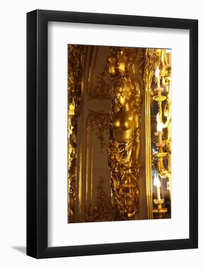 Great Hall of the St Catherine Palace in St. Petersburg, Russia-Dennis Brack-Framed Photographic Print