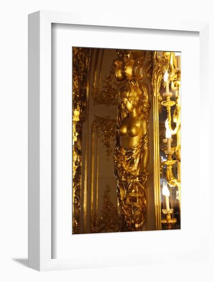 Great Hall of the St Catherine Palace in St. Petersburg, Russia-Dennis Brack-Framed Photographic Print