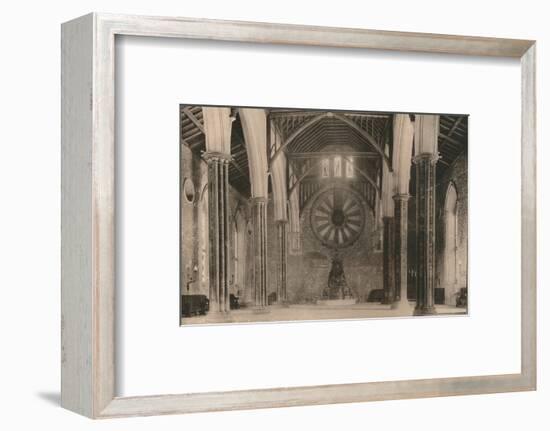 Great Hall of Winchester Castle, Hampshire, early 20th century(?)-Unknown-Framed Photographic Print