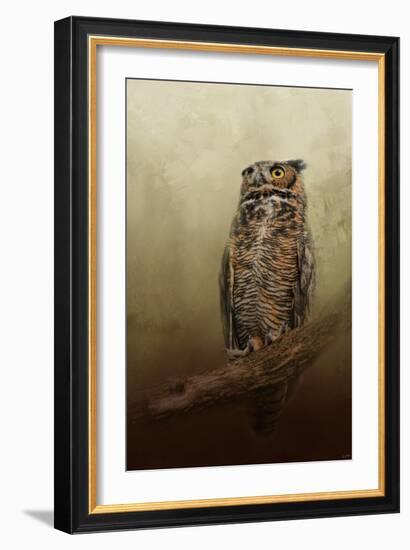 Great Horned Owl at Shiloh-Jai Johnson-Framed Giclee Print