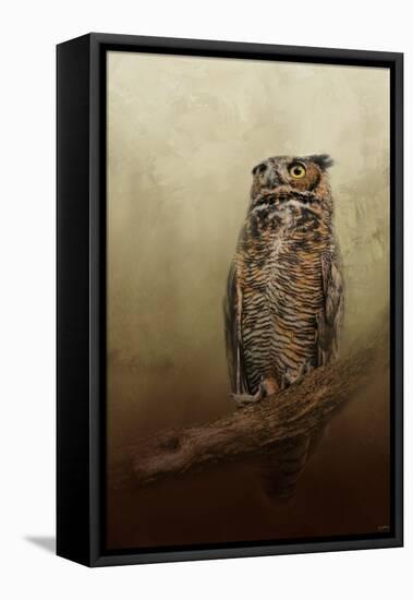 Great Horned Owl at Shiloh-Jai Johnson-Framed Premier Image Canvas