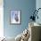 Great Horned Owl in Blue-Michelle Faber-Framed Giclee Print displayed on a wall