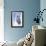 Great Horned Owl in Blue-Michelle Faber-Framed Giclee Print displayed on a wall