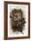 Great Horned Owl In The Cemetery-Jai Johnson-Framed Giclee Print