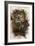 Great Horned Owl In The Cemetery-Jai Johnson-Framed Giclee Print