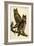 Great Horned Owl-John James Audubon-Framed Art Print