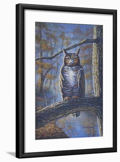 Great Horned Owl-Bruce Dumas-Framed Giclee Print