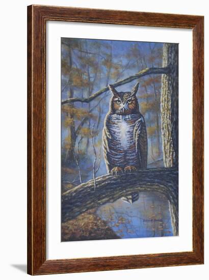 Great Horned Owl-Bruce Dumas-Framed Giclee Print