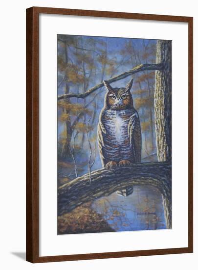 Great Horned Owl-Bruce Dumas-Framed Giclee Print