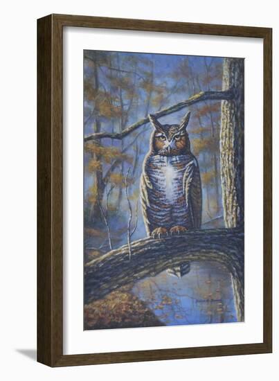 Great Horned Owl-Bruce Dumas-Framed Giclee Print