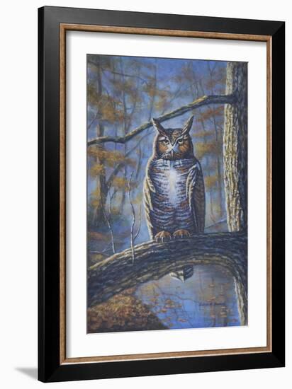 Great Horned Owl-Bruce Dumas-Framed Giclee Print