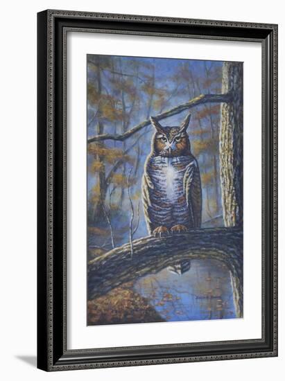 Great Horned Owl-Bruce Dumas-Framed Giclee Print